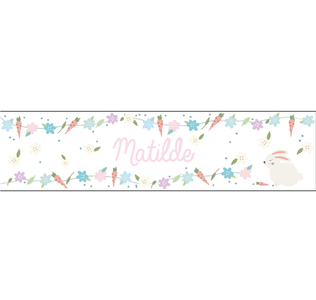 Banner de papel Conejitos Pers.